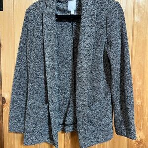 LC Lauren Conrad Black and White Knit Fabric